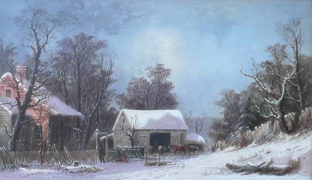 George Durrie Winter Scene