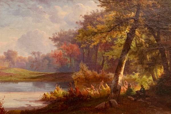 Johann Hermann Carmiencke Catskill Woodlands, 1862