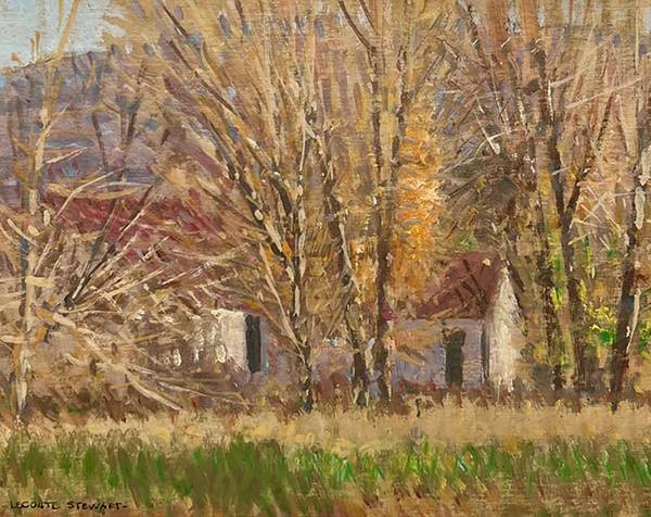 LeConte Stewart Mount Green, Weber Canyon, October 14, 1961