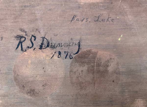 Robert Spear Dunning Bass Lake, 1876 unframed