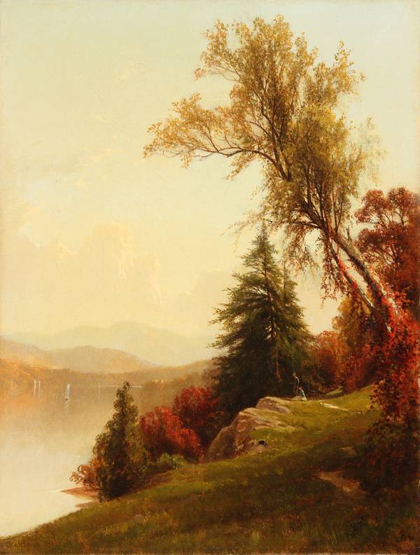 George Henry Smillie Early Autumn by the River, 1866