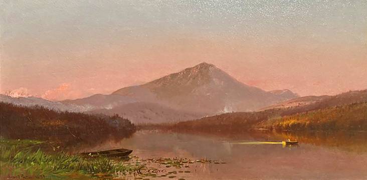 Ernest Parton Anglers on an Adirondack Lake
