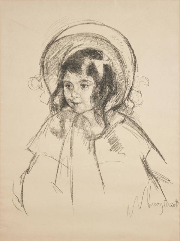 Mary Cassatt Sara Wearing her Bonnet and Coat, c. 1904 