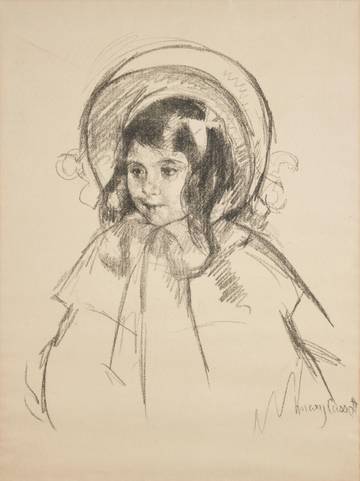 Mary Cassatt Sara Wearing her Bonnet and Coat, c. 1904 