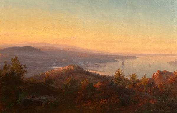 Johann Hermann Carmiencke Hudson River Landscape, 1865