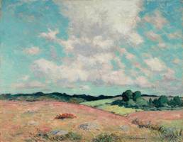 CLARK GREENWOOD VOORHEES
(1871-1933)
September, PM
Oil on canvas
28 x 36 inches
Signed lower right Clark Greenwood Voorhees September PM unframed