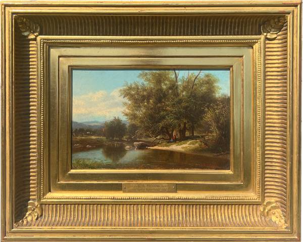 Joseph Antonio Hekking The White Mountains, Under a Willow, 1850