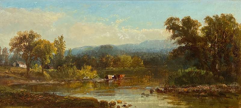Eliza Greatorex On the Hudson River Near Idlewild, 1864