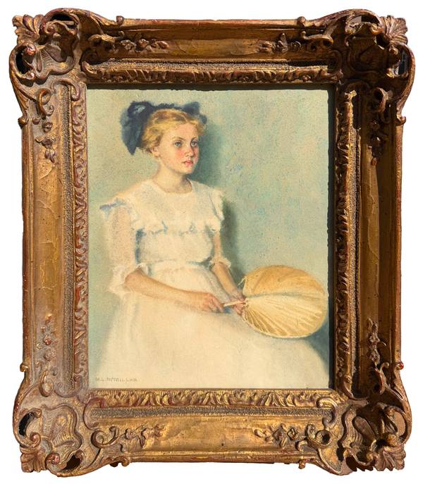 Mary Lane McMillan Girl with Fan, c. 1911