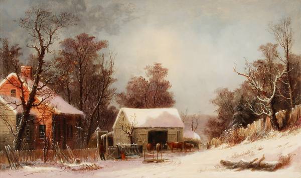 George Durrie Winter Scene