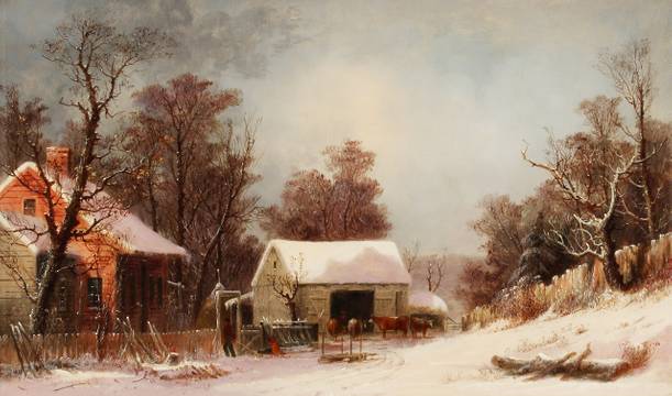 George Durrie Winter Scene