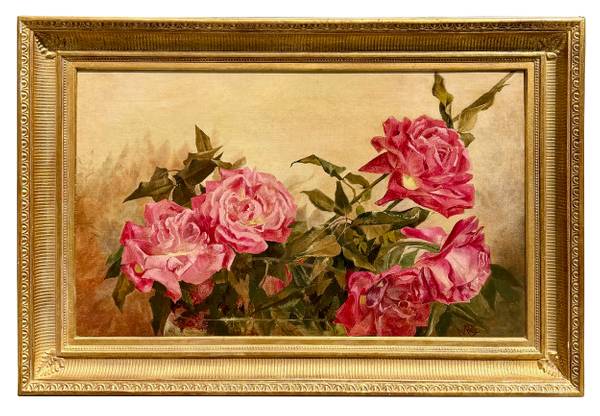 Marion "Minnie" Robertson Beers Brush Roses