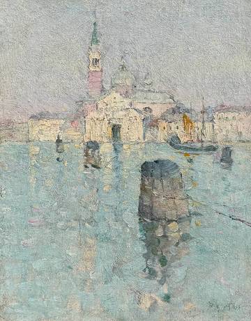 Isabel (Belle) M. Ross View of San Giorgio Maggiore, Venice