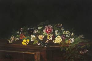 Minnie Rankin Wyman Tabletop Bouquet Unframed