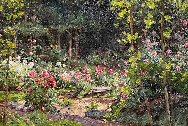 Gustave Weigand Garden Scene