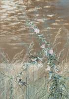 FIDELIA BRIDGES (1834-1923)
Birds in a Marshland Landscape, 1874
Watercolor on paper
18 x 12 inches
Signed and dated 1874, lower right FIDELIA BRIDGES Birds in a Marshland Landscape Unframed