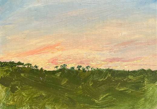 Zoe Worthington Fiske Sunset Study 1