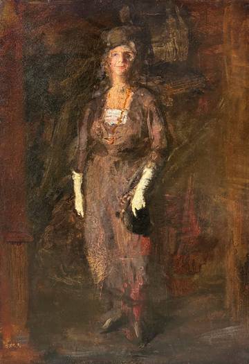 Susan MacDowell Eakins Portrait of an Artist (possible self-portrait)