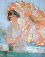 Mary Lane McMillan Young Woman with Parasol