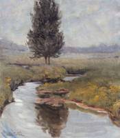 Mary Pemberton Ginther Autumn Brook Unframed