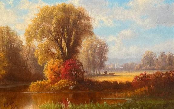 Charles T. Phelan Early Autumn on the Housatonic, 1875
