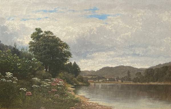 David Johnson On the Delaware, Hancock, 