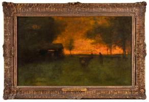 George Inness Sunset Milking Time, Montclair, 1885