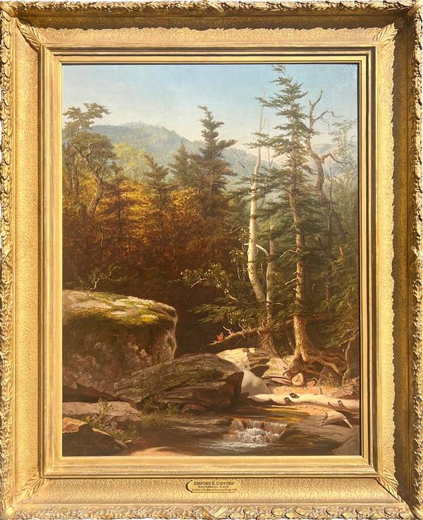 Sanford Robinson Gifford (1823-1880) Kauterskill Clove or A Scene from Nature in the Catskills,1850 