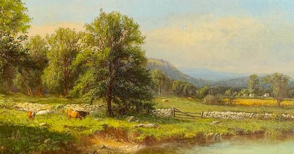 Julie Hart Beers Summer by the River, 1865