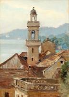 Anna Mary Richards Brewster A Church at Rapallo, Italy, c. 1933