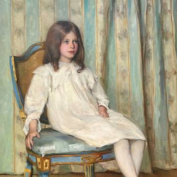 Louise Howland King Cox Blue and White, 1904