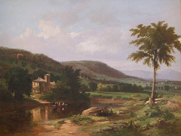 WILLIAM HART Summer Idyll in the Hudson Valley, 1849