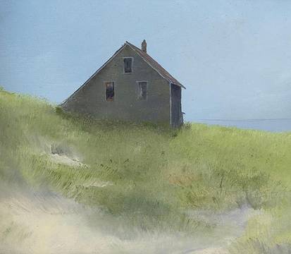 Anne Packard Cottage on a Bluff overlooking the Harbor, 1985