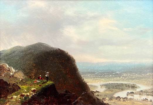 Edward Ruggles The Oxbow from Mount Holyoke, 1866