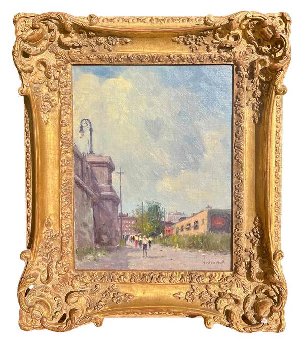 Gustave Wolff Street Scene, Northern Manhattan