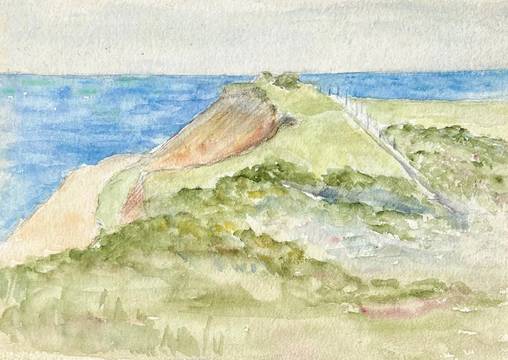 Carolyn Campbell Mase Oceanside Cliff