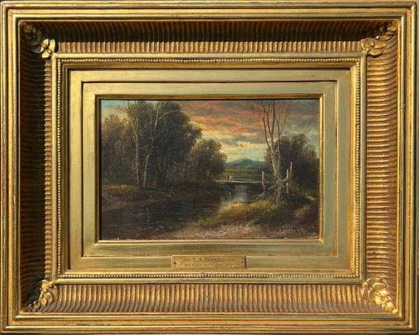 Joseph Antonio Hekking The White Mountains, Sunset Sky, 1850