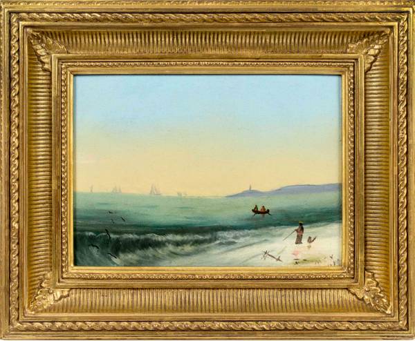Mattie C. Voorhees Coastal Landscape, 1879