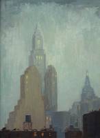ALICE HIRSCH (1888‒1935)
Chrysler Building, 1931
Oil on canvas board
16 x 12 inches
Signed, titled and dated 1931, lower right HIRSCH_Chrysler-Building_Unframed.jpg