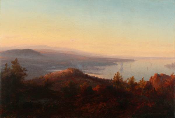 Johann Hermann Carmiencke Hudson River Landscape, 1865