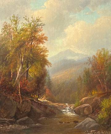 Joseph Antonio Hekking Autumn Stream
