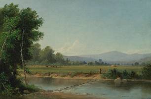 Alfred Thompson Bricher (1837-1908)
Crossing the Saco, 1860
Oil on canvas
8 x 12 inches
Signed and dated lower right: A T Bricher / 60
Collection of John J. and Joan R. Henderson BRICHER_Saco_Unframed.jpg