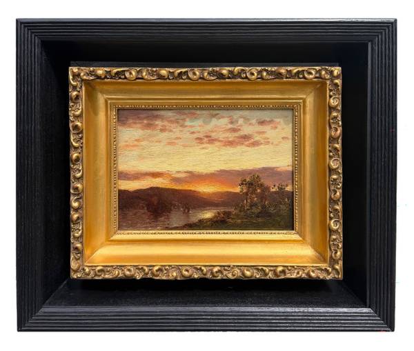 Samuel Colman Sunset over Lake George, 1864