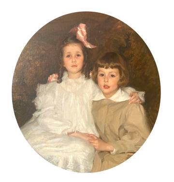 Lydia Field Emmet Portrait of Elizabeth And Herbert Turner