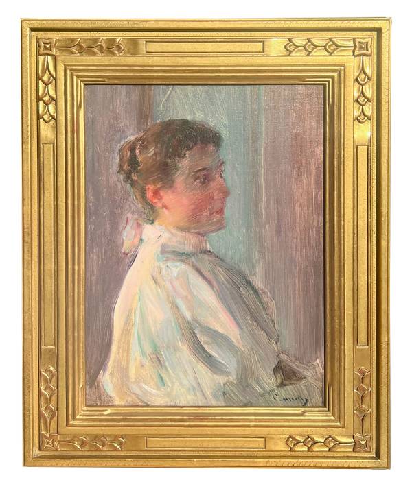 Robert William Vonnoh  Portrait of a Lady