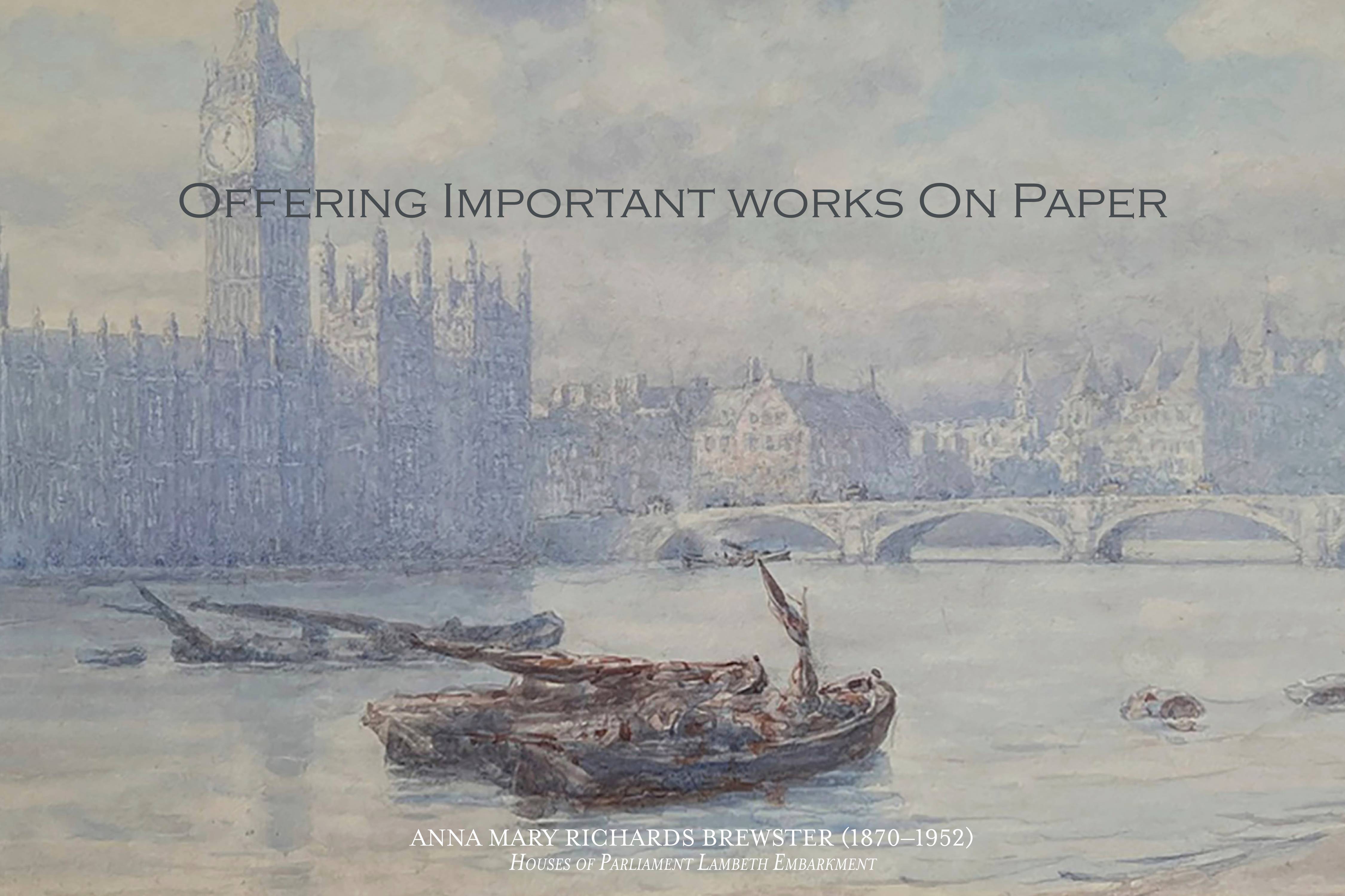 Offering Important Works on paper