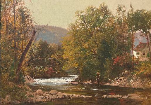 Ernest Parton Trout Fishing, 1871