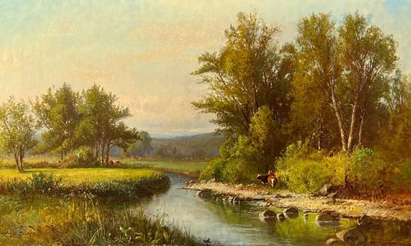 Julie Hart Beers Summer Landscape, 1869
