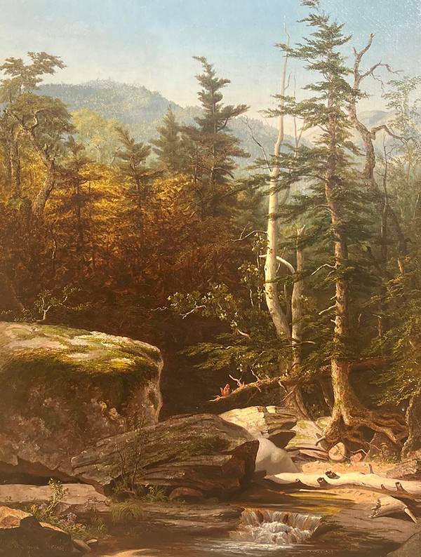 Sanford Robinson Gifford Kauterskill Clove or A Scene from Nature in the Catskills,1850