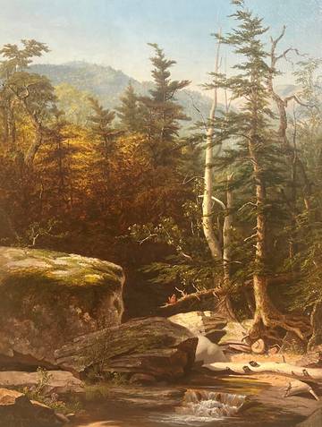 Sanford Robinson Gifford Kauterskill Clove or A Scene from Nature in the Catskills,1850